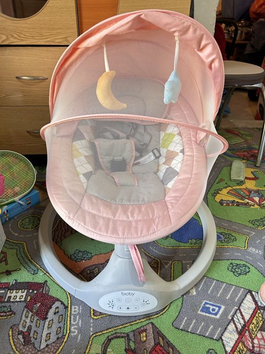 Leagan electric cu baldachin