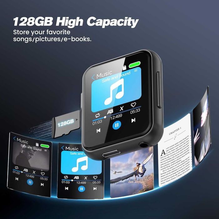 128G MP3 плейър с Bluetooth  BMDSAE M01