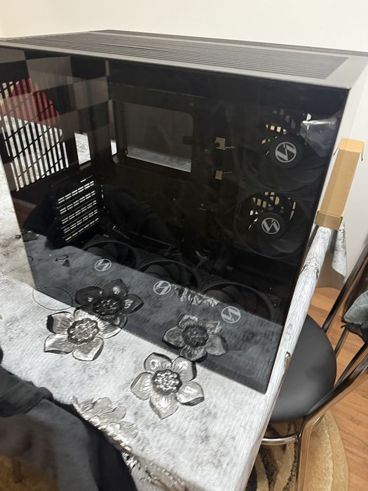 Lian Li O11D Mini V2 Flow, carcasă Midi-tower, sticlă călită - negru