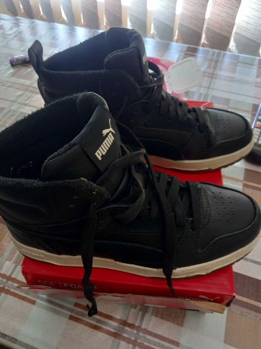 Боти Пума естествена кожа