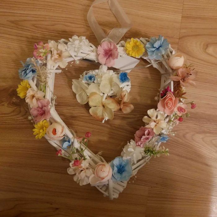 Сърца,светлинки,цветя,Коледа е,обич,любов,подарък,за тебе