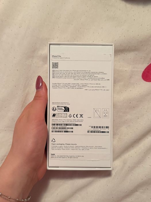 iPhone 17 pro 256 GB Deep Blue