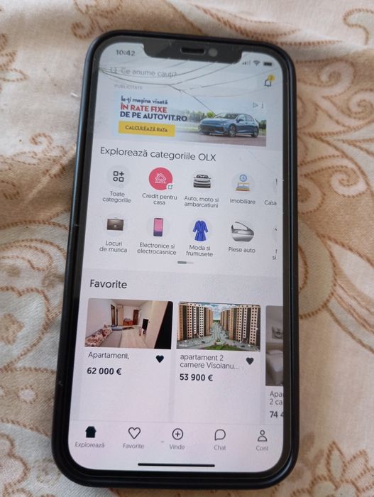 Vând iph 12 albastru de 128 gb