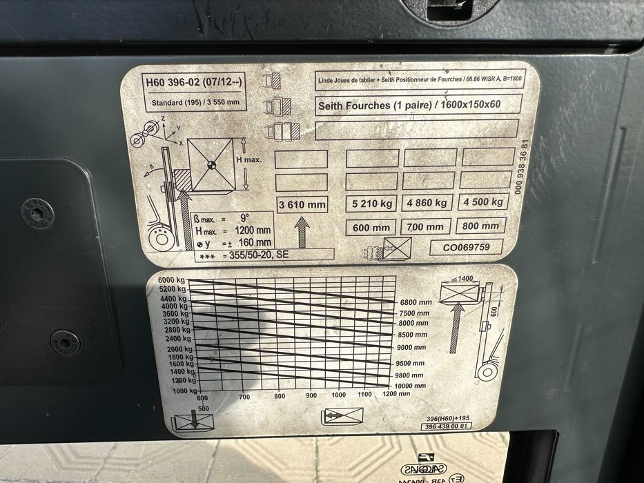 Мотокар Linde H60D - Дизел