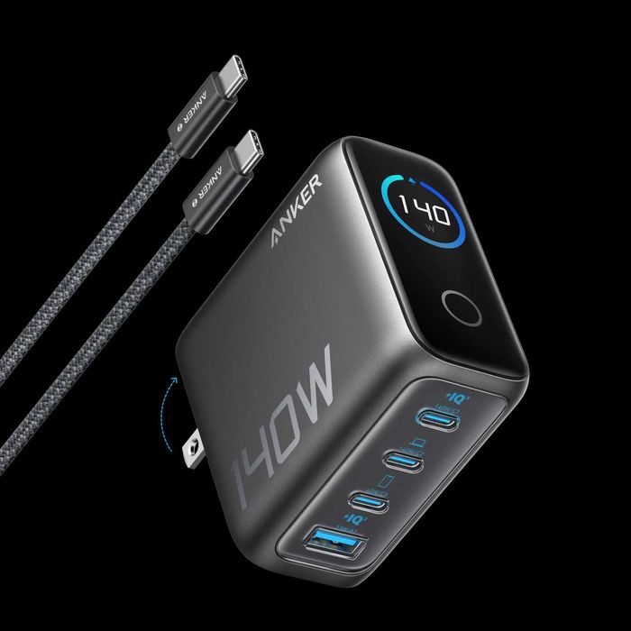 Зарядка Anker Charger 140W, 4-Port, PD 3.1