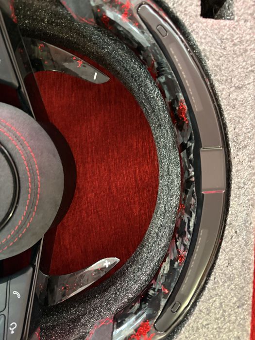 Volan audi a6 s6 rs6 custom red carbon display