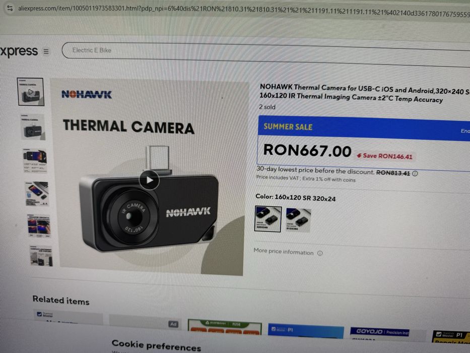 Camera termica USB-C