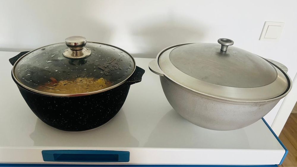 Продам кастрюлю и казан Состояние хорошее, всё целое, без дефектов.