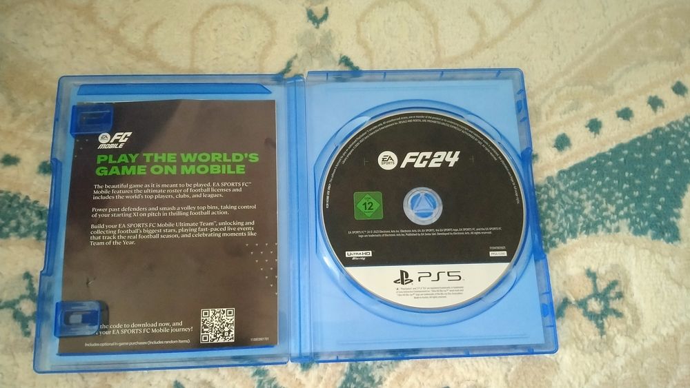 Диск FIFА24 для PS5 обмен