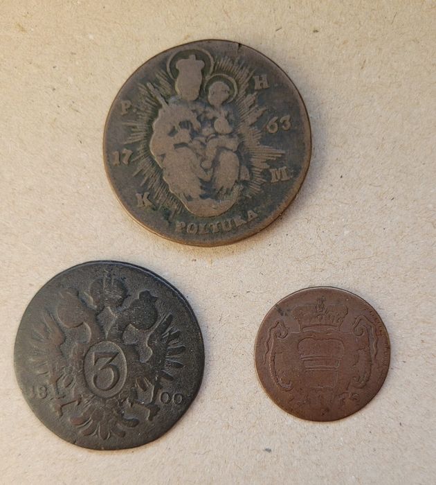 Lot 3 monede vechi Austria/Ungaria.