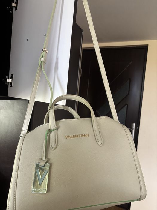 Geantă Valentino, verde deschis/pistachio elegantă