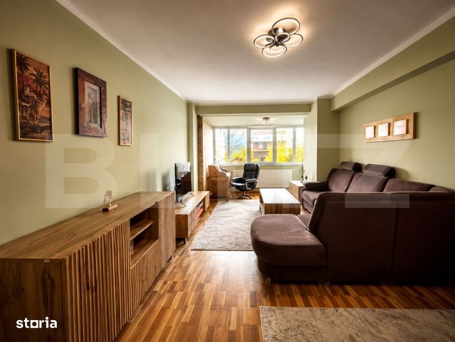Apartament 3 camere, 90 mp, decomandat, 2 bai, zona Fabric