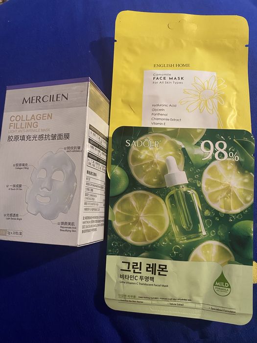 Различни видове маски за лице