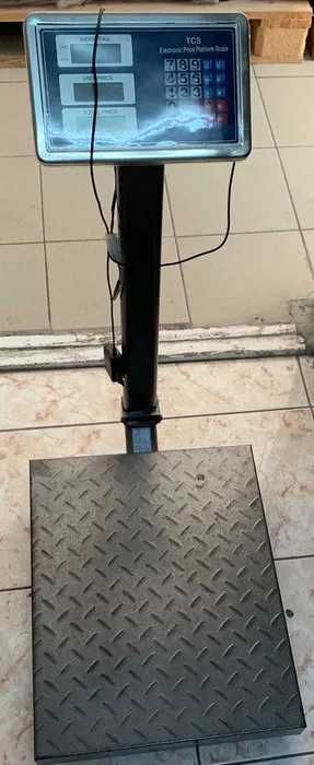 Cântar electronic cu platformă TCS – 300 kg – Funcțional - STARE EXCELENTA, FOARTE PUTIN FOLOSIT