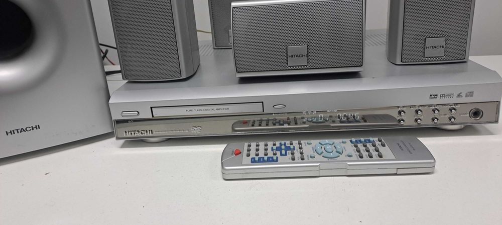 Hitachi HTD 160 amplificator receiver sitem complet statie 5.1