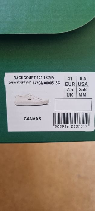 Продавам чисто нови кецове Lacoste