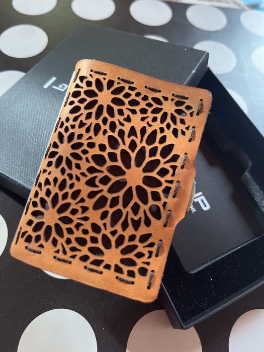 I-CLIP Original Beach Club "Sandflower"  Портмоне от Естествена кожа