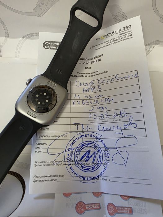 Ново! Apple Watch 11/ 42mm. space gray