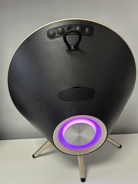 Boxa wireless, Portabila,cu Microfon karaoke Wireless, si led spate RGB ~ Promotie ‼️