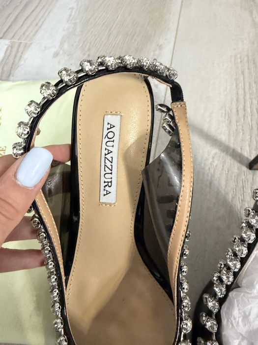 Aquazzura дамски обувки на ток с камъни