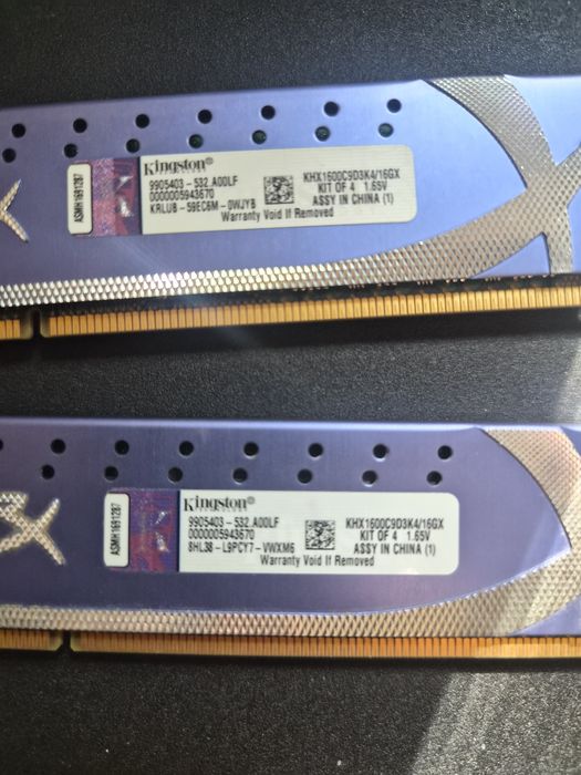 Kit 8GB RAM DDR3 (2X 4gb)