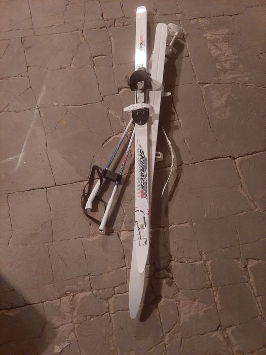 Лыжи детские белые