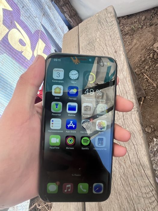 iPhone X (Айфон Х) черный серый