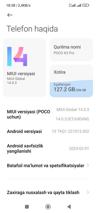 Poco x3 Pro 8/256