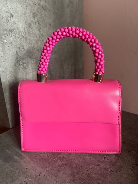 Zara розова чанта