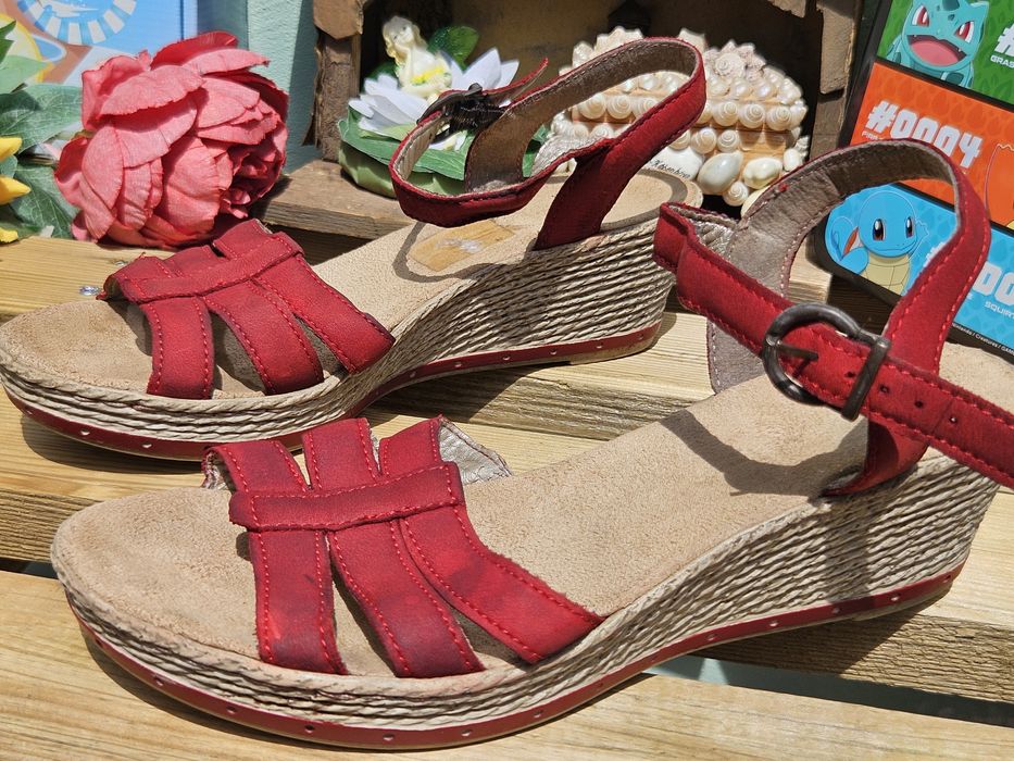 Rieker сандали от кожа N37