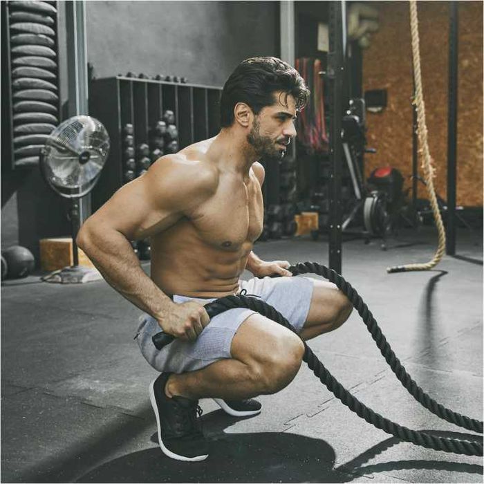 Sfoară de nailon pentru antrenament - 18 Kg; diametru: 5 cm