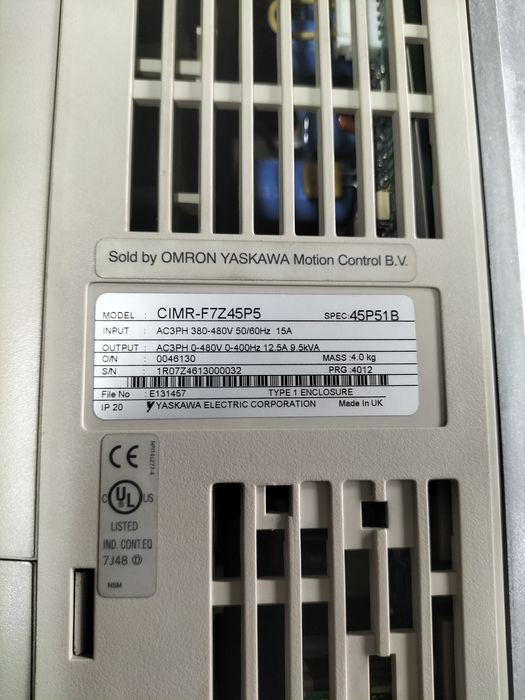 Convertizor de frecventa Omron 5,5 kw