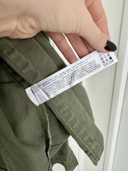 Jacheta verde denim - M