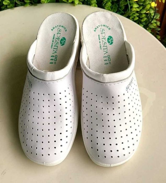 Дамски чехли. Естествена кожа. Анатомични