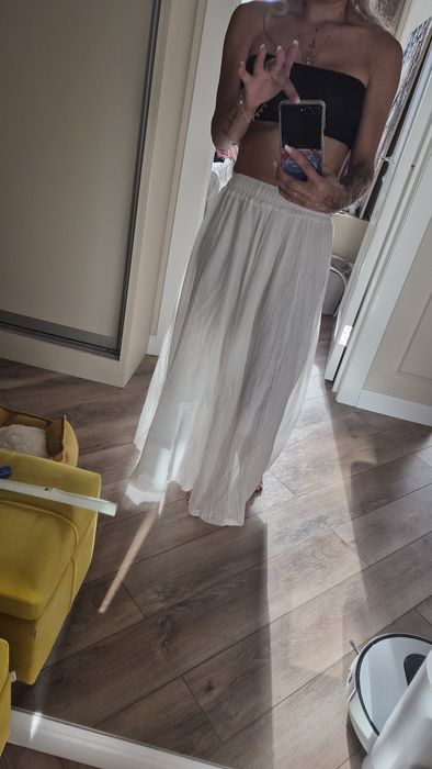 Юбка белая размер 42