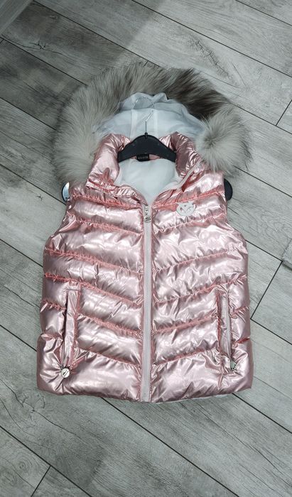 Розов лъскав елек