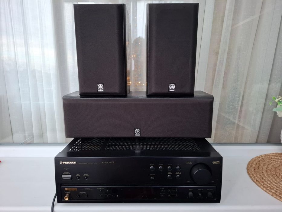 Amplituner Pioneer VSX- 405 RDS ,împreună cu set boxe Yamaha NS