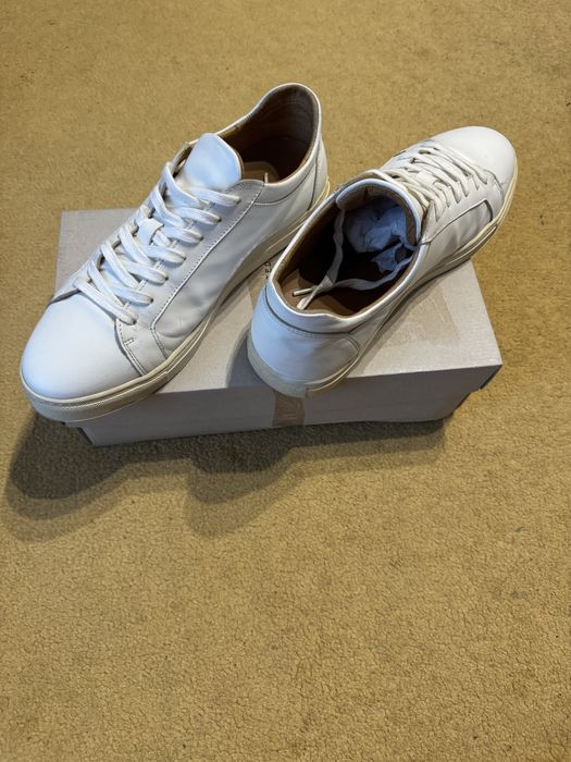 Sneakersi albi selected homme