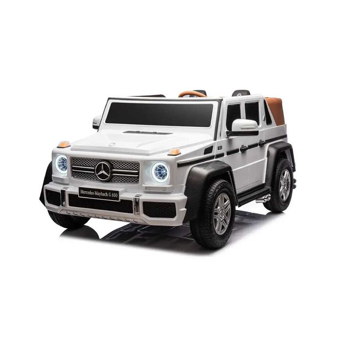 Masinuta electrica pt 2 copii Mercedes G650 Maybach XXL 24V 14Ah White