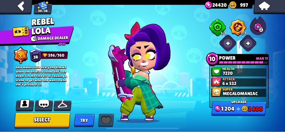 аккаунт в бравл старс