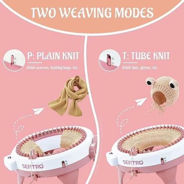 Mașină de tricotat FYGAIN, mașină de tricotat cu 48 de ace