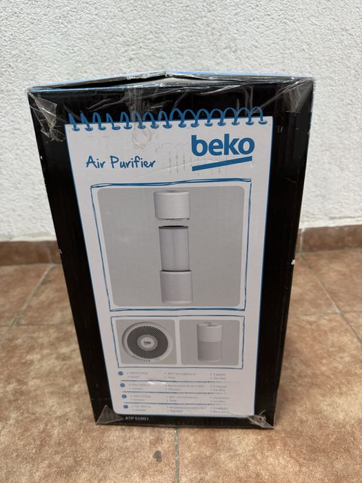 Purificator de aer BEKO ATP5100I, 3 trepte de viteza, filtru Hepa, Alb