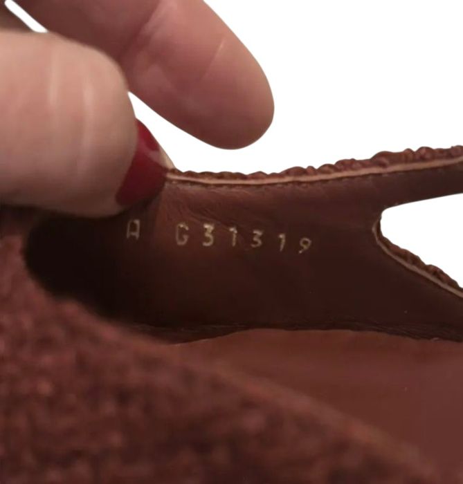 Chanel Tweed Slingback сандали