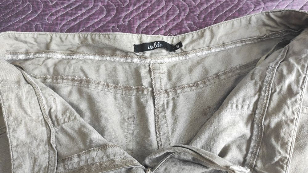 Pantaloni bumbac și in-  mărime 40