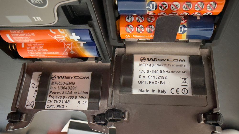De vânzare: Kit wireless audio MTP40 + MPR30 MPR30 - 520-640MHz