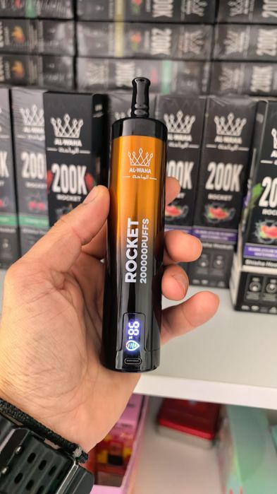 Vape 200.000 Puffs Narghilea Reincarcabil Abur Mult