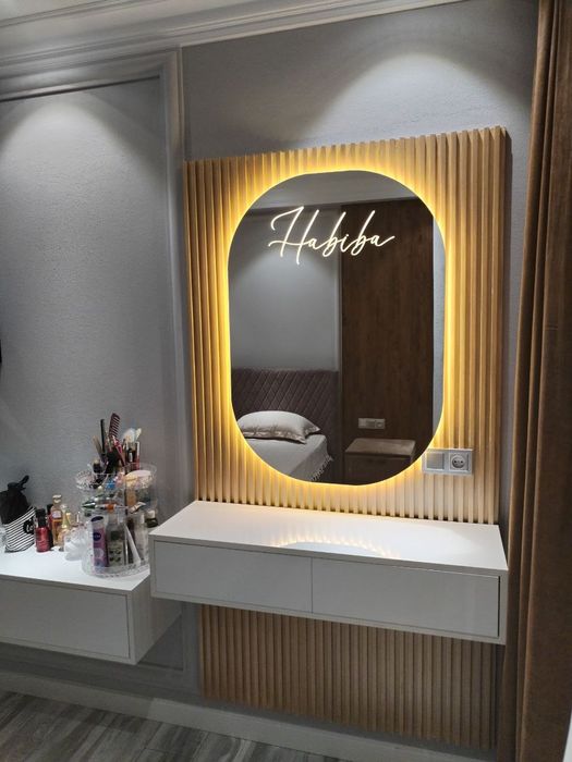 Зеркало на заказ!        Зеркало с подсветкой!   Дизайнерская зеркало!