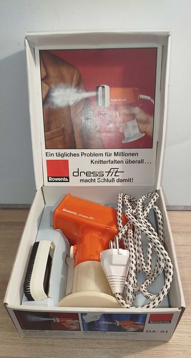 Rowenta DA-51 – Ретро колекционерски уред за гладене с пара от 70-те