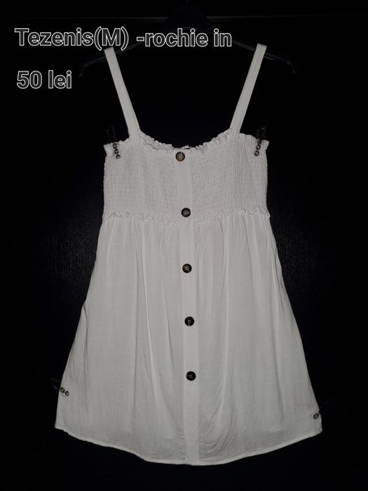 Rochii albe damă M/L( pânză topită)