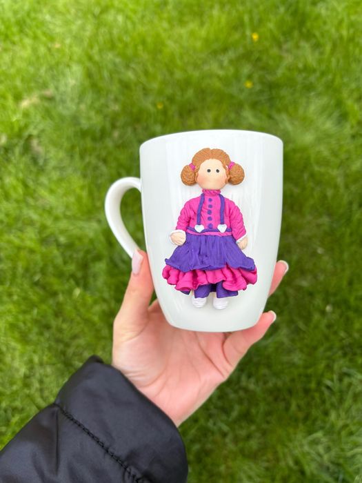 Cană personalizată din lut polimeric